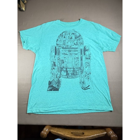 Star Wars Other - Star Wars R2-D2 Graphic T Shirt Fifth Sun Green Men's Size Large